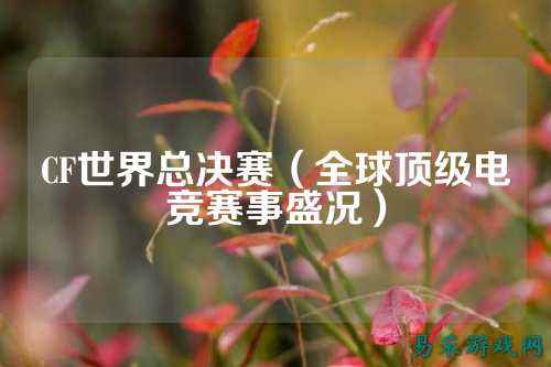 CF世界总决赛（全球顶级电竞赛事盛况）