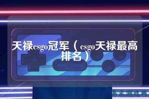 天禄csgo冠军(csgo天禄最高排名)