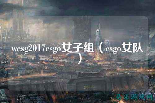 wesg2017csgo女子组（csgo女队）