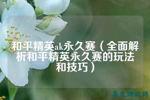 和平精英ak永久赛(全面解析和平精英永久赛的玩法和技巧)