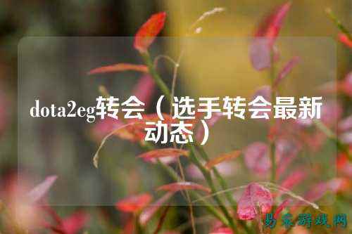dota2eg转会（选手转会最新动态）