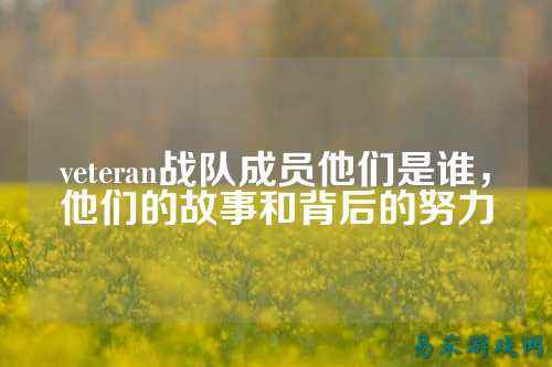 veteran战队成员他们是谁，他们的故事和背后的努力