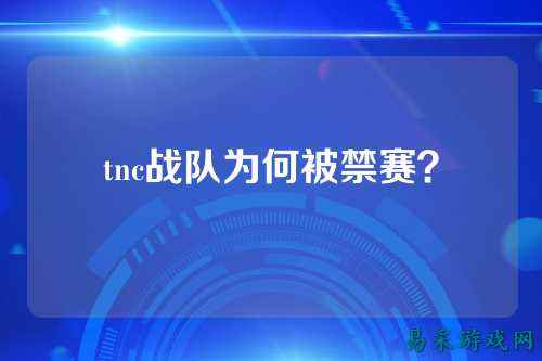 tnc战队为何被禁赛？