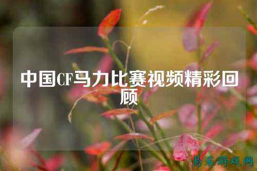 中国CF马力比赛视频精彩回顾