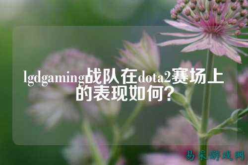 lgdgaming战队在dota2赛场上的表现如何？