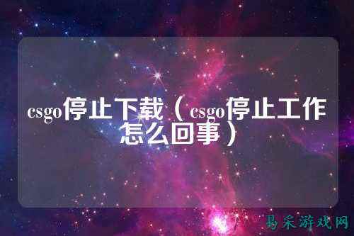 csgo停止下载(csgo停止工作怎么回事)