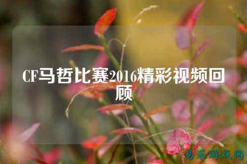 CF马哲比赛2016精彩视频回顾
