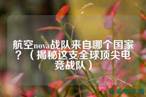 航空nova战队来自哪个国家？（揭秘这支全球顶尖电竞战队）