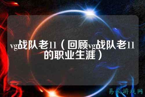 vg战队老11（回顾vg战队老11的职业生涯）