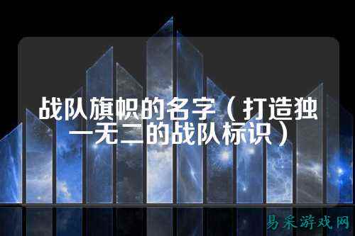 战队旗帜的名字（打造独一无二的战队标识）