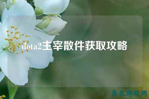dota2主宰散件获取攻略