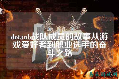 dotanb战队成员的故事从游戏爱好者到职业选手的奋斗之路