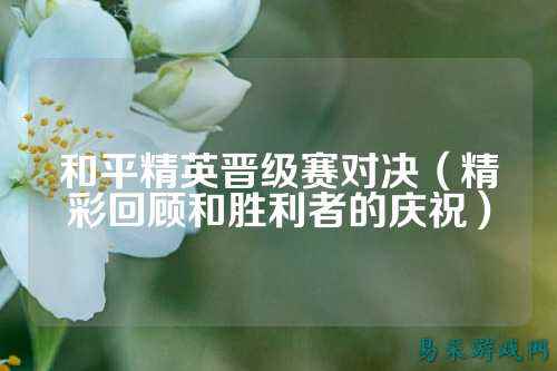 和平精英晋级赛对决（精彩回顾和胜利者的庆祝）