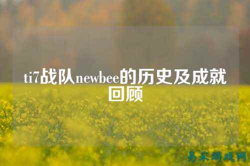ti7战队newbee的历史及成就回顾