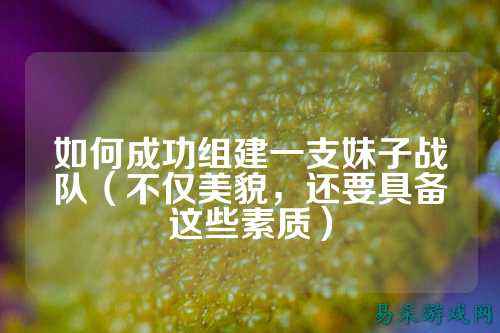 如何成功组建一支妹子战队(不仅美貌,还要具备这些素质)