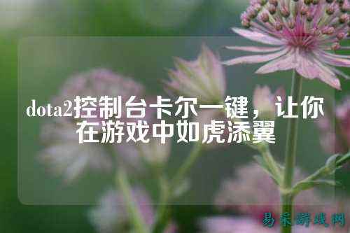 dota2控制台卡尔一键，让你在游戏中如虎添翼
