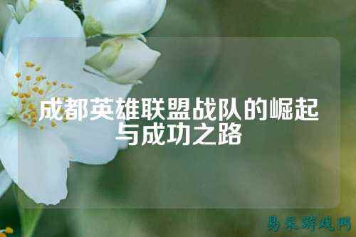 成都英雄联盟战队的崛起与成功之路
