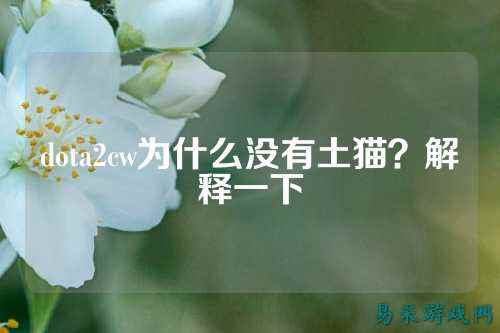dota2cw为什么没有土猫？解释一下