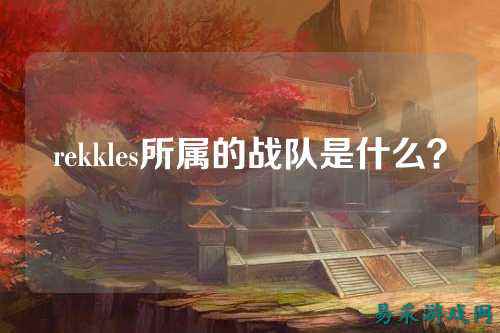 rekkles所属的战队是什么？