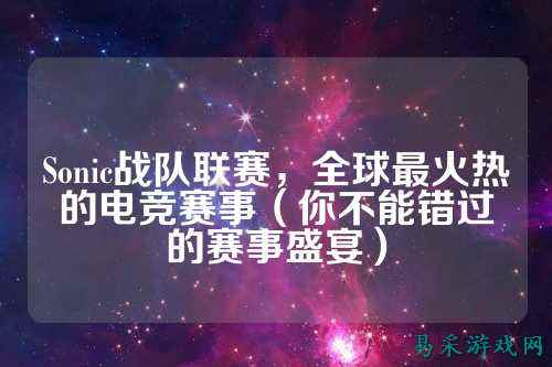 Sonic战队联赛，全球最火热的电竞赛事（你不能错过的赛事盛宴）