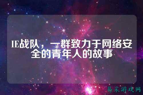 IE战队,一群致力于网络安全的青年人的故事
