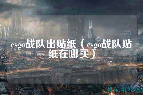 csgo战队出贴纸(csgo战队贴纸在哪买)