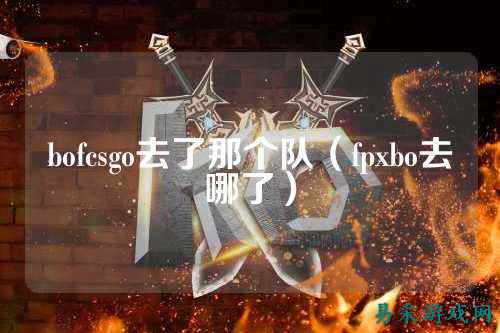 bofcsgo去了那个队（fpxbo去哪了）
