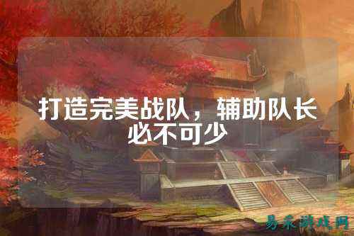 打造完美战队,辅助队长必不可少