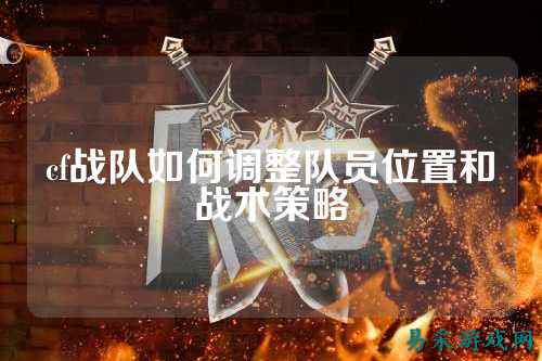 cf战队如何调整队员位置和战术策略