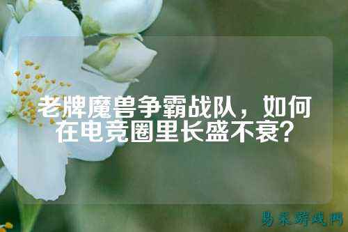 老牌魔兽争霸战队,如何在电竞圈里长盛不衰?