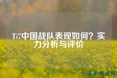 Ti7中国战队表现如何?实力分析与评价