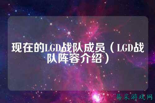 现在的LGD战队成员（LGD战队阵容介绍）