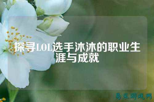 探寻LOL选手沐沐的职业生涯与成就