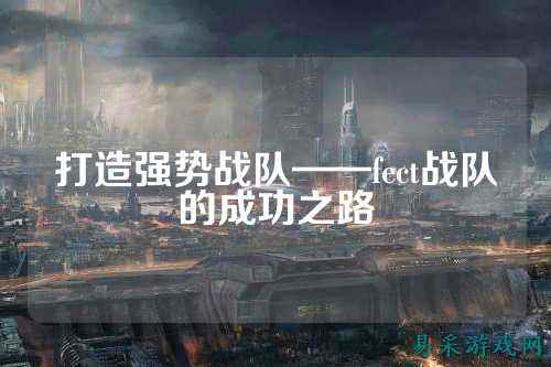打造强势战队——fect战队的成功之路