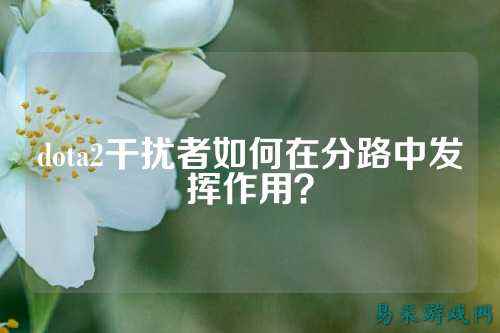 dota2干扰者如何在分路中发挥作用?