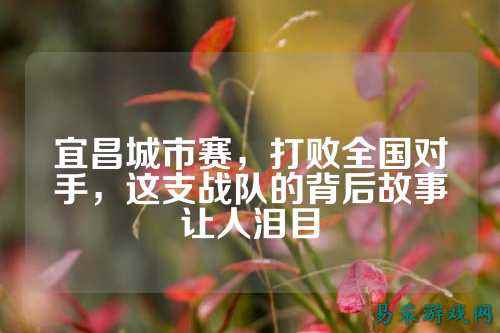 宜昌城市赛,打败全国对手,这支战队的背后故事让人泪目
