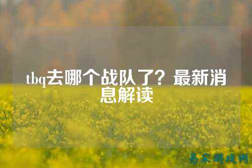 tbq去哪个战队了?最新消息解读
