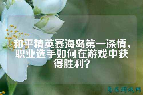 和平精英赛海岛第一深情,职业选手如何在游戏中获得胜利?