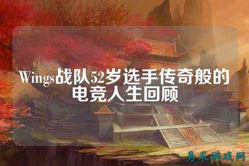Wings战队52岁选手传奇般的电竞人生回顾