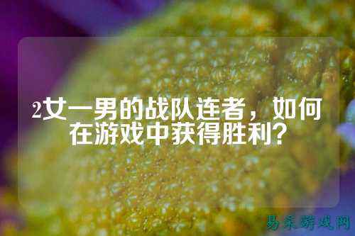 2女一男的战队连者，如何在游戏中获得胜利？