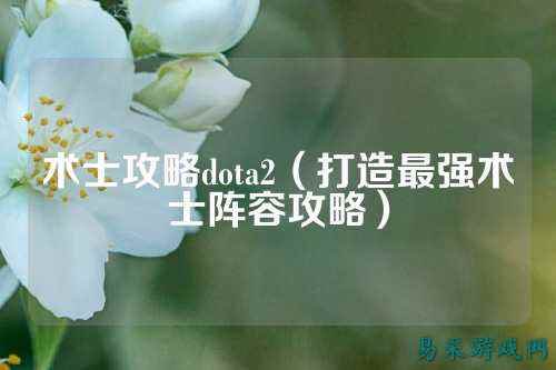 术士攻略dota2(打造最强术士阵容攻略)