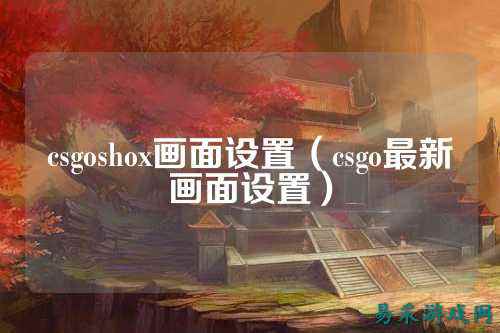 csgoshox画面设置(csgo最新画面设置)