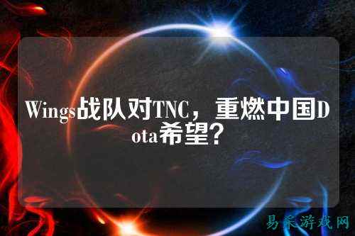 Wings战队对TNC，重燃中国Dota希望？