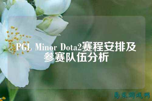 PGL Minor Dota2赛程安排及参赛队伍分析
