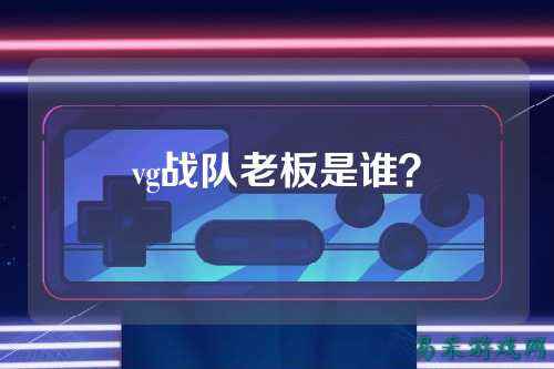 vg战队老板是谁？