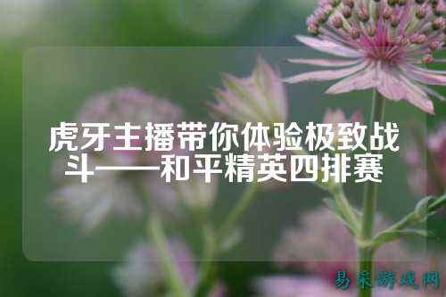 虎牙主播带你体验极致战斗——和平精英四排赛