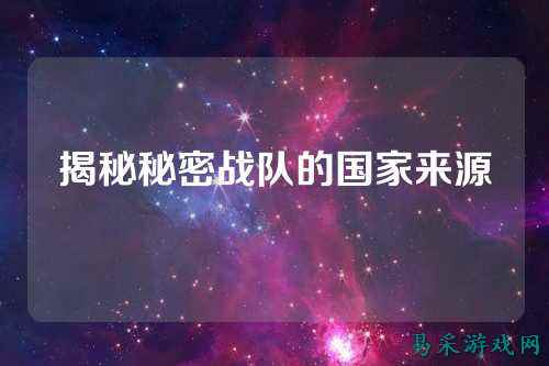 揭秘秘密战队的国家来源