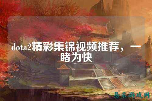 dota2精彩集锦视频推荐，一睹为快