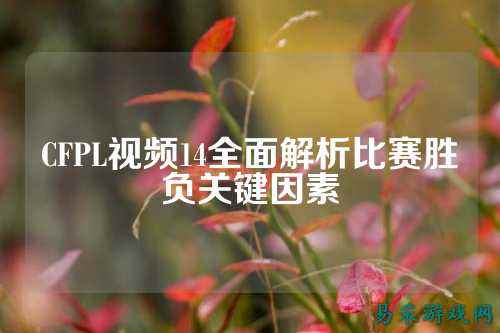 CFPL视频14全面解析比赛胜负关键因素