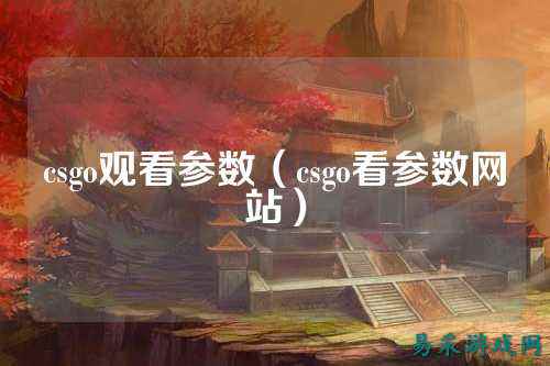 csgo观看参数（csgo看参数网站）